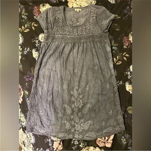 Max Studio Vintage Mexican Style Cotton Dress